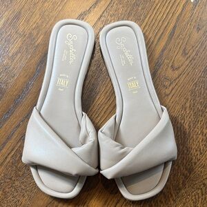 Seychelles Women's Tan Slide Sandals